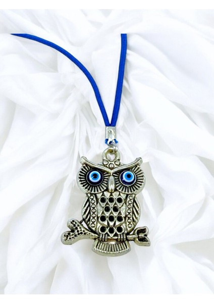 Metal Baykuşlu Araba Dikiz Ayna Süsü, Yeni Araba Hediyesi