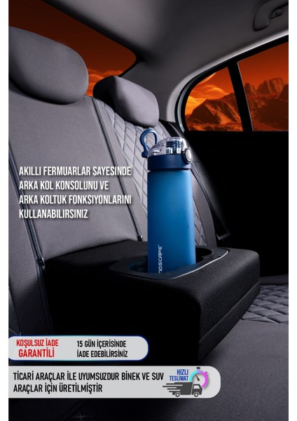 Nissan Micra Tek Kapı (2000-2005) Uyumlu Tam Set Oto Koltuk Kılıfı Venüs Serisi .1 modelleri