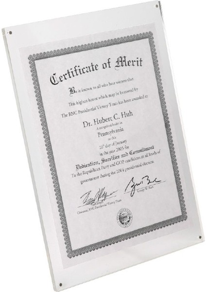 A5 (15 x 21) Masaüstü Pleksi Mıknatıslı L Tipi Çerçeve