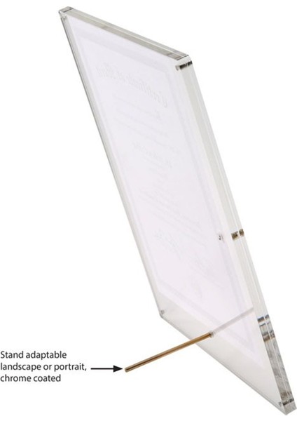 A5 (15 x 21) Masaüstü Pleksi Mıknatıslı L Tipi Çerçeve fırsatları