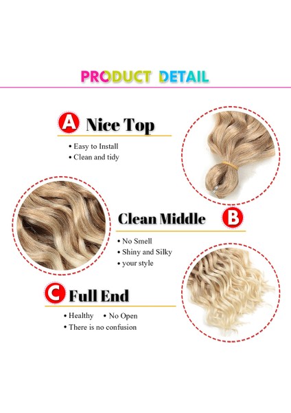 18-24 Inç Okyanus Dalgası Tığ Örgü Saç Hawaii Afro Bukleler Doğal Sentetik Örgü Saç Uzantıları Pembe 613 Hair Expo City (Yurt Dışından)