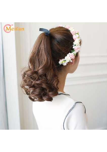 Meıfan Sentetik Kısa Dalga At Kuyruğu Kadınlar Için Ipli Bağlı Saç Kuyruk Klipsli Postiş Doğal Saç Parçaları (Yurt Dışından) modelleri