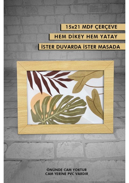 5 Adet Kayın 15 x 21 Mdf Çerçeve fiyatları