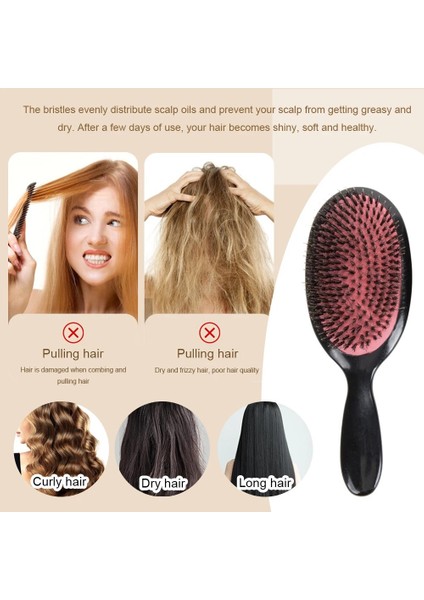 Oval Yastık Doğrultma Fırçası Anti Statik Hava Yastığı Taraklar Stresi Rahatlatmak Kadın Erkek Çocuklar Için Uygun (Yurt Dışından) fiyatları