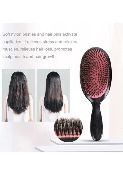 Oval Yastık Doğrultma Fırçası Anti Statik Hava Yastığı Taraklar Stresi Rahatlatmak Kadın Erkek Çocuklar Için Uygun (Yurt Dışından) indirimleri