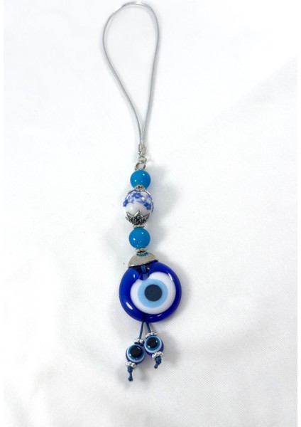 Desenli Seramik El Yapımı Cam Nazarlı Araba Dikiz Ayna Süsü, Yeni Araba Hediyesi indirimleri