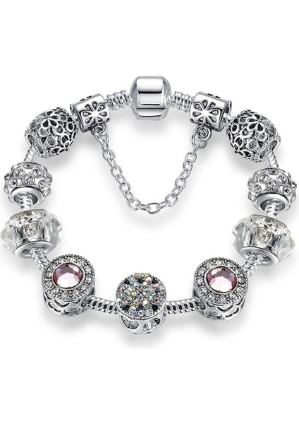 Kadın Modası Basit Panjia Opal Kristal Alaşımlı Bilezik 17CM (Yurt Dışından)