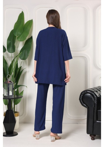 Şık - Kimono Hırkalı Bürümcük Takım Oversize Düşük Kol M - 6xl modelleri