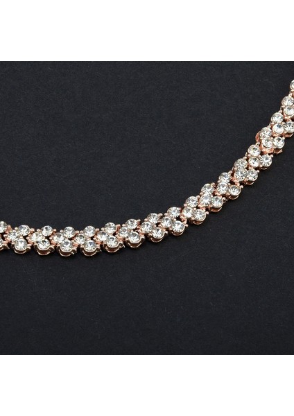 Düğün, Nişan, Annenin Gündüz ve Doğum Günü Hedii Için Yapay Mas Kakma ile Göz Alıcı Kadın Kristal Bilezik, Çap: 5.25 Cm, Çevre: 16.5 cm (Yurt Dışından) modelleri