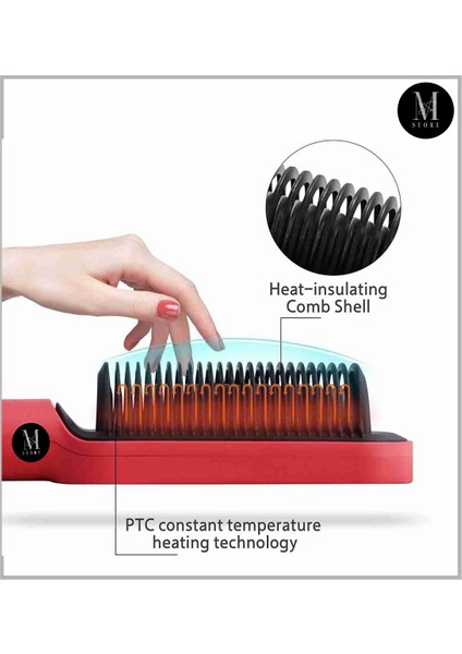 Kızlar Için Saç Düzleştirici Fırçası ve Saç Şekillendirme Aracı (Yurt Dışından)