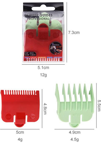 Adet Sakal Düzeltici Tarak Yedek Kesme Bıçağı Kesici Saç Bakım Düzeltici Kafa Tıraş Makinesi Tarak Fırça Saç Kesme Makinesi Kılavuz Tarak (Yurt Dışından)