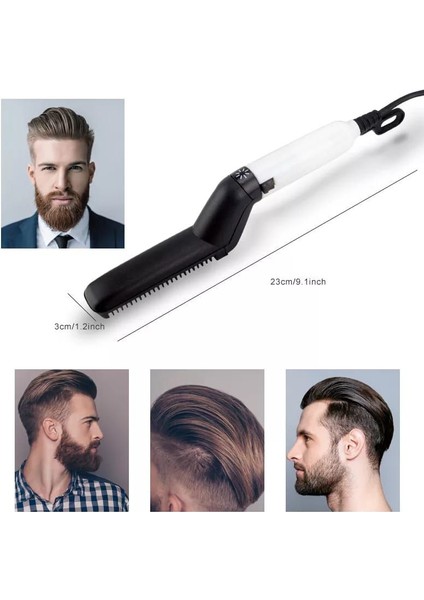 Çok Fonksiyonlu Elektrikli Saç Tarak Fırçası (Yurt Dışından)