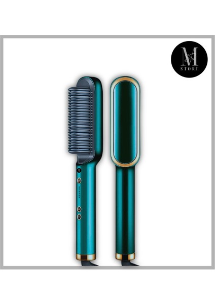 909 Kıvırcık Saçlar Için Profesyonel Saç Düzleştirici Fırça Elektrikli Saç Düzleştirici Fırça 100% Orijinal Kullanımı Kolay (Yurt Dışından) modelleri