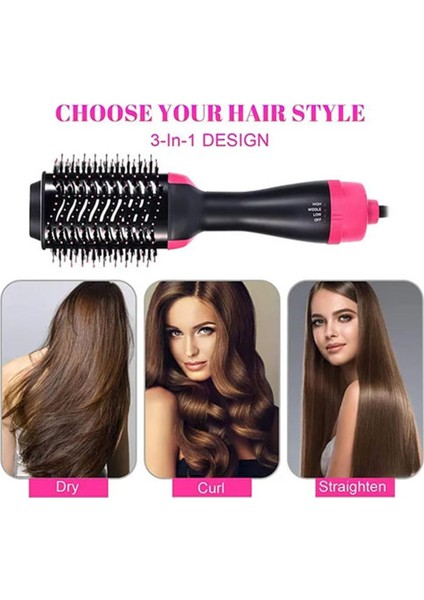 Pakistan'da Yeni Ithal Bir Adım Saç Kurutma Makinesi ve Dolgunlaştırıcı Kuaför Sıcak Hava Şekillendirici Fırça 3in1 Salon Saç Düzleştirici (Yurt Dışından)