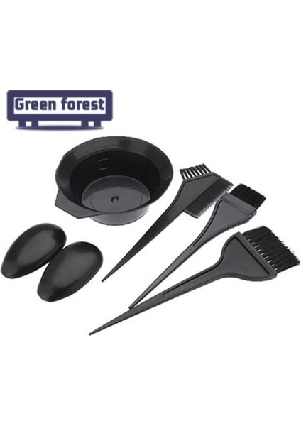 Yeşil Orman Saç Boyama Aracı Yumuşak Boya Kase Tarak Fırçalar Aracı (Yurt Dışından) fiyatları