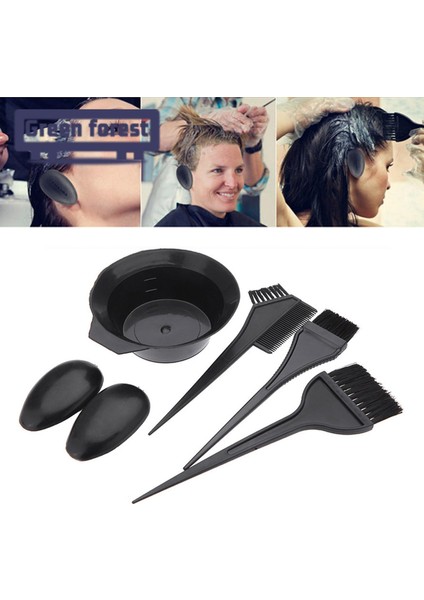 Yeşil Orman Saç Boyama Aracı Yumuşak Boya Kase Tarak Fırçalar Aracı (Yurt Dışından) fırsatları