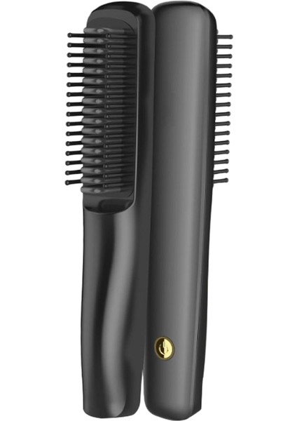 Ubeator - Unisex Şarj Edilebilir Taşınabilir Haşlanma Önleyici Seramik Hızlı Isıtma Sıcak Saç Tarak Düzleştirici Sakal Fırçası (Yurt Dışından) indirimleri