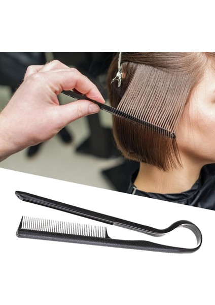 Saç Şekillendirici Tarak Klipsli Tip Salon Saç Düzleştirici Streç Tarak Aksesuarları (Yurt Dışından)