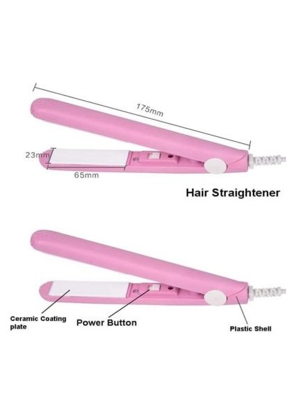 Mini Saç Düzleştirici ve Kıvırıcı (02'li Paket) (Yurt Dışından) indirimleri