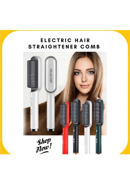 Saç Düzleştirici Kıvırcık Için Saç Düzleştirici Fırça (Yurt Dışından)