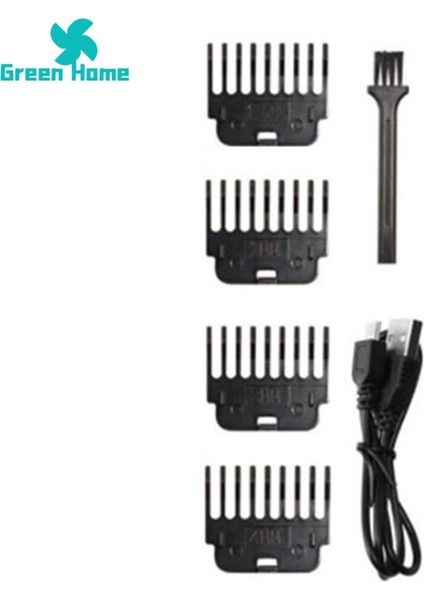 Yeşil Ev Saç Kesme Sınırı Taraklar Profesyonel Elektrikli Saç Kesme Makinesi Tıraş Makinesi Kılavuz Taraklar (Yurt Dışından)