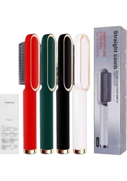 Saç Düzleştirici Tarak, Kadınlar Için 2'si 1 Arada Saç Düzleştirme Fırçası (Yurt Dışından)