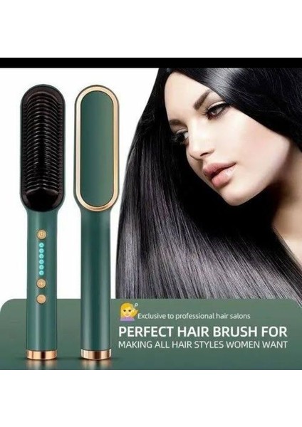 Saç Düzleştirici Tarak, Kadınlar Için 2'si 1 Arada Saç Düzleştirme Fırçası (Yurt Dışından) fiyatları