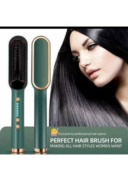 Saç Düzleştirici Tarak, Kadınlar Için 2'si 1 Arada Saç Düzleştirme Fırçası (Yurt Dışından) modelleri