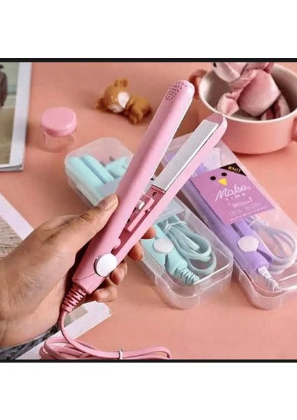 Mini Saç Düzleştirici Kompakt Saç Düzleştirici Zahmetsiz Şekillendirme Için Harika Her Zaman, Her Yerde Kullanımı Basit (Yurt Dışından)