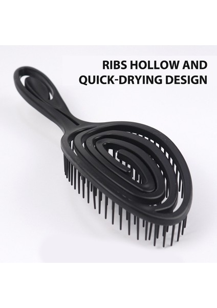 Eliptik Oyma Saç Derisi Masaj Tarak Saç Fırçası Islak Kıvırcık Detangle Saç Fırçası Salon Kuaförlük Şekillendirici Araçları (Yurt Dışından) modelleri