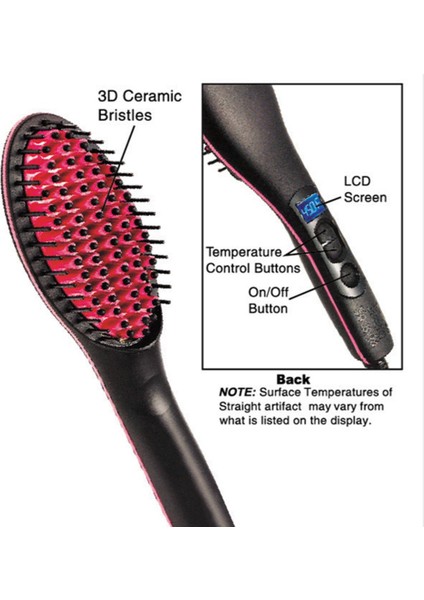Namuny Kablosuz Elektrikli Düz Saç Fırçası Hızlı Isı Saç Düzleştirici Tarak Salonlar Için Taşınabilir Saç Şekillendirici Aracı Ab Tak (Yurt Dışından) modelleri