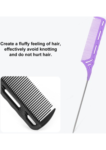 Profesyonel Kuyruk Tarak Rattail Tarak Paslanmaz Çelik Kılkuyruk Anti Statik ve Isıya Dayanıklı Alay Tarak Tüm Saç Tipleri Için (Yurt Dışından) fiyatları