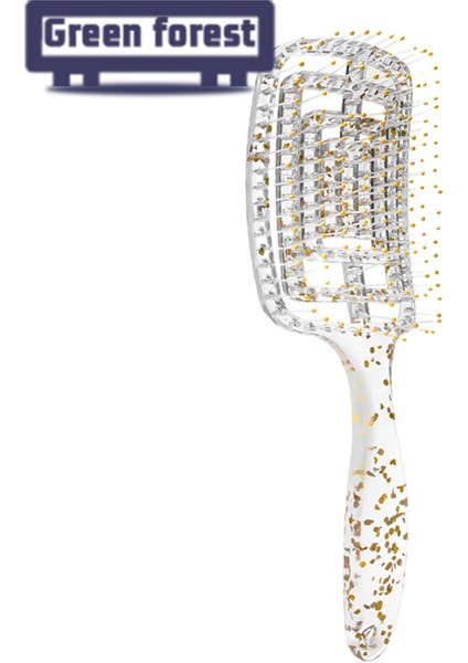 Yeşil Orman Şekillendirici Tarak Oymak Ajur Rahat Saplı Saç Tarağı (Yurt Dışından) fiyatları