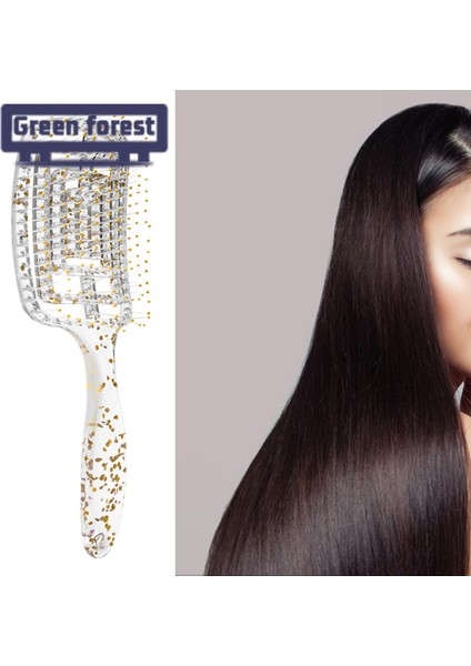 Yeşil Orman Şekillendirici Tarak Oymak Ajur Rahat Saplı Saç Tarağı (Yurt Dışından) fırsatları