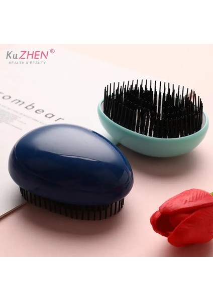 Mini Haar Borstel Ei Vorm Haarborstel Anti Statische Şekillendirme Araçları Borstels Dolaşık Açıcı Kam Salon Haarverzorging Kam Voor Reizen (Yurt Dışından)