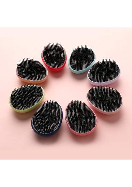 Mini Haar Borstel Ei Vorm Haarborstel Anti Statische Şekillendirme Araçları Borstels Dolaşık Açıcı Kam Salon Haarverzorging Kam Voor Reizen (Yurt Dışından) fiyatları