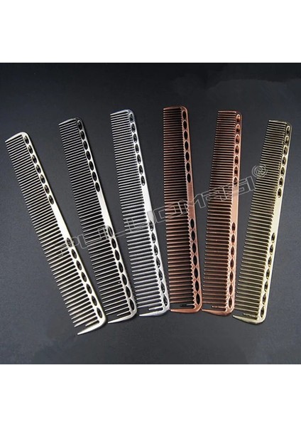 Adet Paslanmaz Çelik Saç Tarak Profesyonel Kuaför Kuaförlük Taraklar Saç Kesme Ölme Tarak 2 In 1 Küçük Boy (Yurt Dışından)