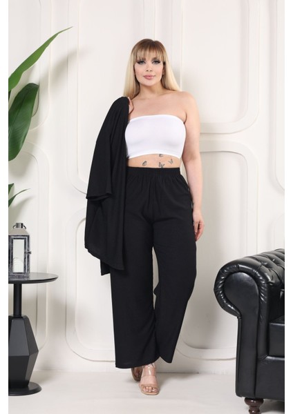 Kimono Broşlu Bürümcü Takım Oversize 2 Parça