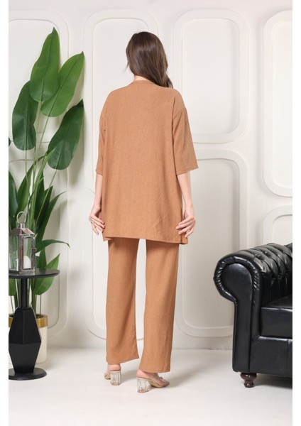 Şık - Kimono Hırkalı Bürümcük Takım Oversize Düşük Kol M - 6xl indirimleri
