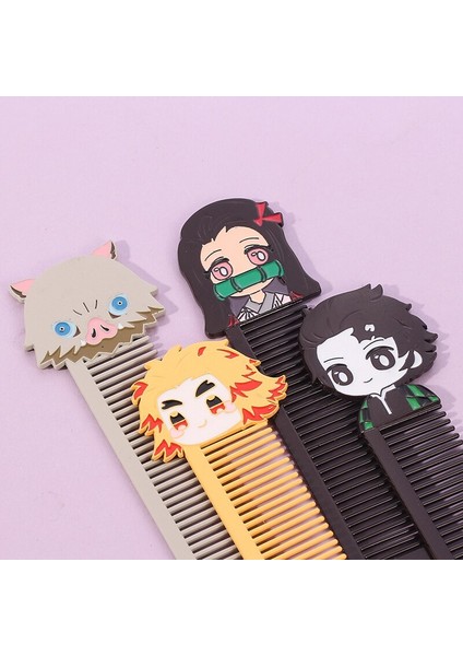 Saç Fırçası Kadın Anime Cosplay Iblis Avcısı Mini Metal Tarak Anti-Statik Kuaförlük Güzellik Araçları Salon Aksesuarları (Yurt Dışından) fiyatları