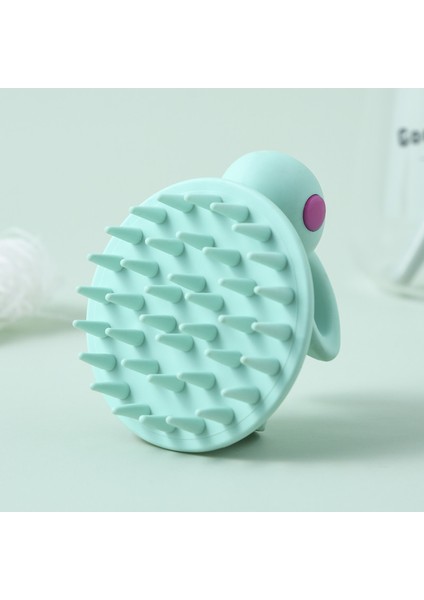 Silikon Şampuan Saç Derisi Saç Masajı Kafa Vücut Saç Derisi Masaj Fırçası Tarak Saç Yıkama Tarağı Duş Fırçası Banyo Spa Masaj Fırçası (Yurt Dışından)