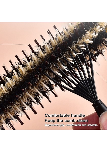 Mini Saç Fırçası Temizleyici Tırmık Tarak Temizleme Fırçası Saç Tozunu Çıkarmak Için Ev ve Salon Kullanımı Fırça Bakımı Salon Şekillendirici Araçları (Yurt Dışından) fiyatları