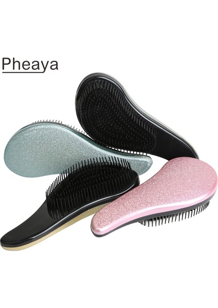 Saç Fırçası Buzlu Tt Saç Şekillendirici Aracı Anti-Statik Çok Fonksiyonlu Saç Tasarımı Saç Dolaşık Açıcı Tarak Aksesuarları (Yurt Dışından)