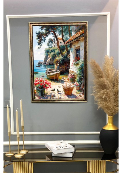 Doğa ve Manzara Desenli Çerçeveli Duvar Tablosu 50X70CM SERENE01 fiyatları