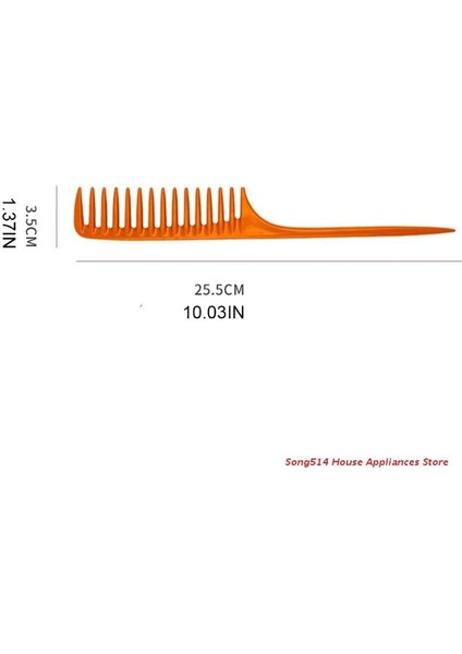 Geniş Diş Sıçan Kuyruk Taraklar Kadınlar Için Kılkuyruk Berber Şekillendirici Tarak Anti Statik (Yurt Dışından) fiyatları
