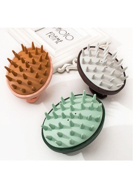 Taşınabilir Kafa Vücut Banyosu Spa Duş Masaj Bakım Aracı Silikon Şampuan Fırçası Saç Yıkama Tarağı (Yurt Dışından) modelleri