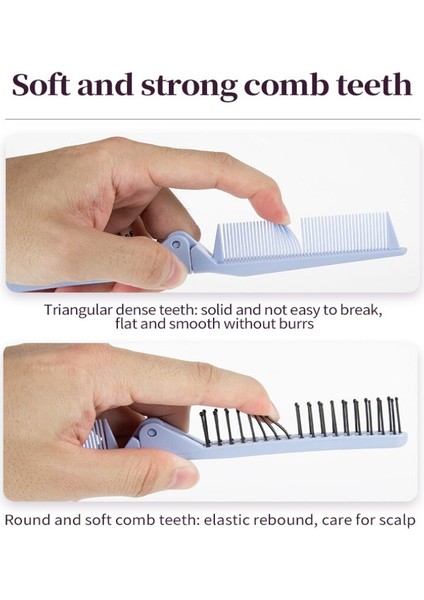 Adet Taşınabilir Seyahat Katlanır Tarak Fırça Masaj Saç Tarak Anti Statik Kuaförlük Şekillendirici Aracı Kadın Kişilik Firkete (Yurt Dışından) fırsatları