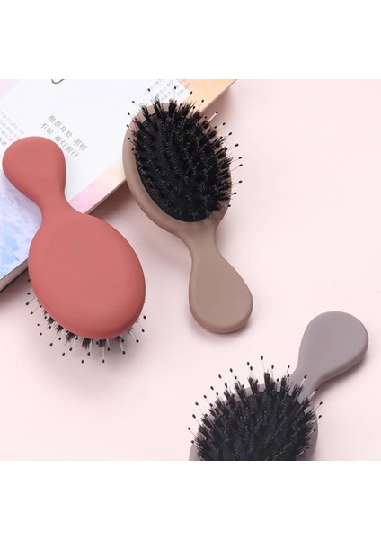 Adet Kıl Saç Fırçası Anti-Statik Kaymaz Saplı Saç Tarağı Kafa Baş Masaj Aleti Sevimli ve Mini Boyutlu Tarak Taşınabilir Kırmızı Siyah Taraklar (Yurt Dışından) modelleri