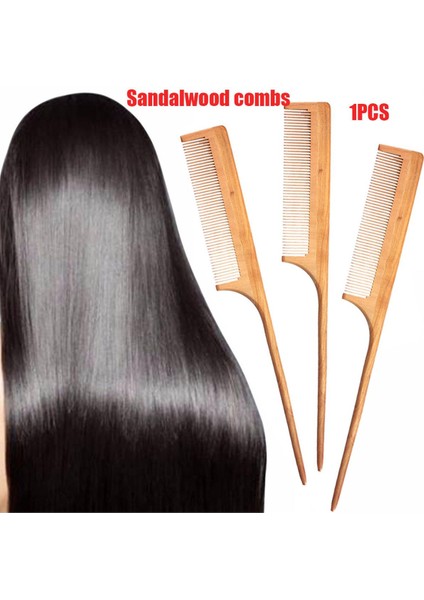 【sıcak Indirim】 Anti-Statik Doğal Sandal Ağacı Tarak Taşınabilir Kuaför Ahşap Tarak Sıçan Kuyruk Fırçası Kuaförlük Şekillendirici Aracı Saç Bakımı Saç Tarak (Yurt Dışından)