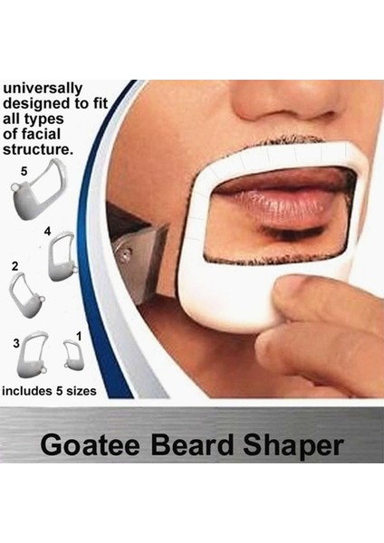 5 Stks/partij Baard Kam Haarborstel Symmetrische Cut Salon Snor Baard Styling Sjabloon Voor Baard Vormgeven Haar Borstel Trimmen Aracı (Yurt Dışından) modelleri